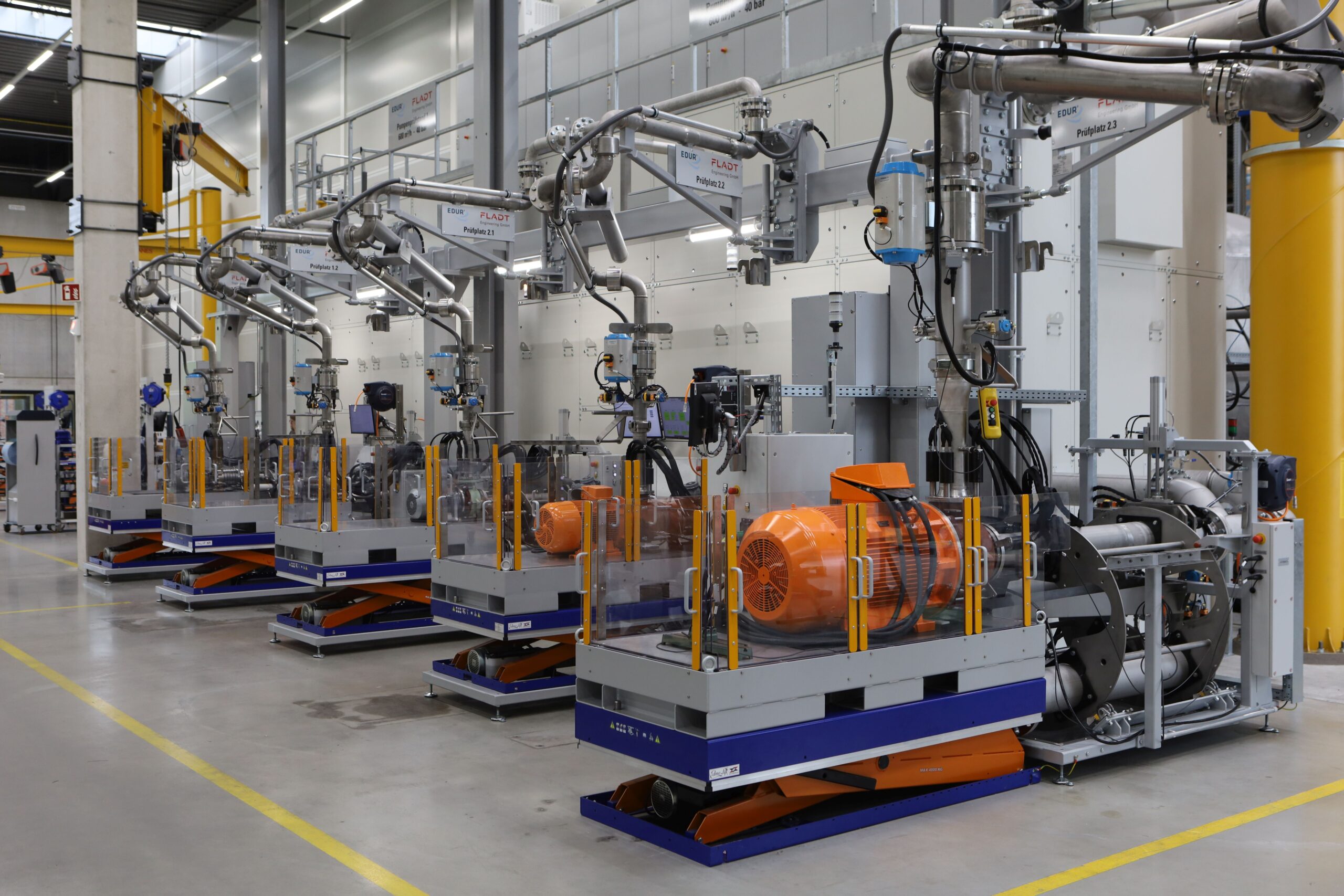 EDUR puts new test bench into operation